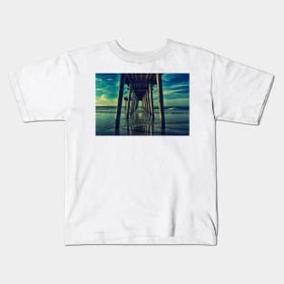 Dawn Breaks Under The Pier Kids T-Shirt